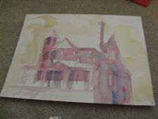 Original unsigned watercolor for sale  Thorndale