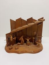 Vtg wooden nativity for sale  Cary