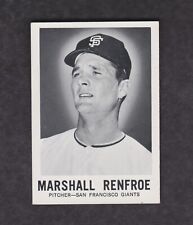 1960 Leaf Baseball Rookie Card #99 Marshall Renfroe San Francisco Giants EXMT for sale  Shipping to South Africa