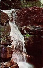 Cartão postal cromado Scenic Avalanche Water Falls Franconia Notch New Hampshire NH comprar usado  Enviando para Brazil