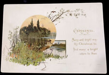 Victorian christmas card for sale  ROGART