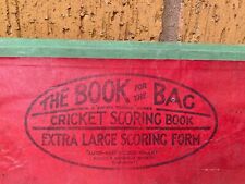 Vintage cricket scoring for sale  TAMWORTH