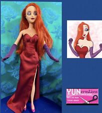 OOAK Jessica Rabbit Doll - Handmade Custom Collector Unique Art Repaint disney for sale  Shipping to Canada