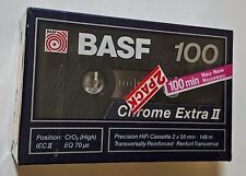 BASF CHROME EXTRA II 100min pacote com 2 fitas cassetes seladas em perfeito estado comprar usado  Enviando para Brazil
