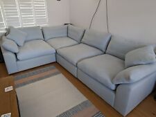 blue corner sofa for sale  WALLINGFORD