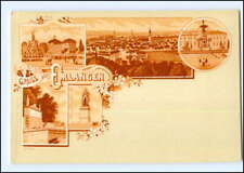 V1427-8520 / greeting from Erlangen Litho postcard approx. 1898 for sale  Shipping to South Africa