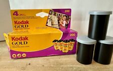 Paquete de 4 películas a color Kodak Gold 35 mm caja abierta - 3 en caja 200 24 caducadas 07/08 segunda mano  Embacar hacia Mexico