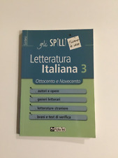 Letteratura italiana ottocento usato  Potenza