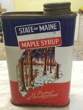 maple syrup tin for sale  Waterville