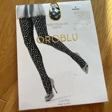 Oroblu - Lucilla - Opaque Polka Dot - Tights - Size Small - 80 Denier for sale  Shipping to South Africa