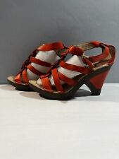 Orange sandals size for sale  LONDONDERRY