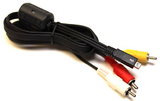 Sony VMC-30FS AV Cable a 3 RCA Sony DCR Handycam Videocámara Digital Cámara, usado segunda mano  Embacar hacia Argentina
