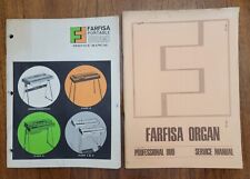 Farfisa organ manuals for sale  Shipping to Ireland