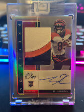 2020 Panini One Precision Tee Higgins RPA RC Rookie Patch 3 Cores AUTO 30/35 comprar usado  Enviando para Brazil