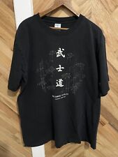 Vtg "The Samurai Spirits" Kimono Japan Men's T-Shirt Large Double Sided Y2K, used for sale  Shipping to South Africa