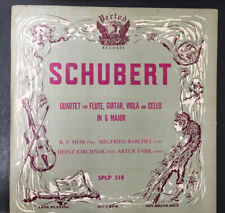 Franz Schubert - Quarteto para flauta, guitarra, viola e violoncelo em Sol Maior 0 LP, não P comprar usado  Enviando para Brazil