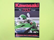 Kawasaki range brochure for sale  LICHFIELD