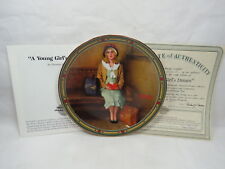 Edwin Knowles Norman Rockwell Collector Plate Young Girls Dream Box & COA S2 2 d'occasion  Expédié en France