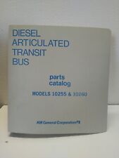 Catálogo de peças de ônibus de trânsito articulado a diesel modelos 10255 10260 1979 AM geral comprar usado  Enviando para Brazil