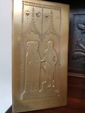 Brass rubbing plaque for sale  NEWCASTLE