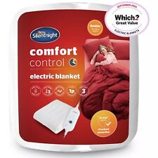 Double Size Electric Blanket Heated Comfort Control Under Blanket By Silentnight, used for sale  Shipping to South Africa