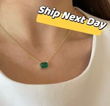 Emerald pendant necklace for sale  New York