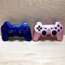 2 Controladores Inalámbricos Sony PlayStation 3 PS3 DualShock 3 Azul y Rosa/Probado segunda mano  Embacar hacia Argentina
