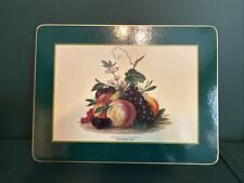 Used, Vintage Set of 4 Cloverleaf England Orchard and Fruit Garden Placemats for sale  Shipping to South Africa