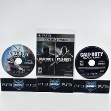 Pacote combo Black Ops PS3 Call Of Duty (Sony PlayStation 3) 2 discos comprar usado  Enviando para Brazil