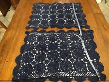 Pair crochet navy for sale  Bealeton
