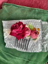 Floral hair comb for sale  RETFORD