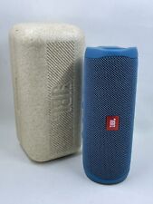 JBL Flip 5 Eco Edition Portable Bluetooth Speaker - Eco Blue WORKS!, used for sale  Shipping to South Africa