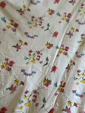 Pine Cone Hill Piper  Queen Duvet Cover 80X80 AND PILLOWCASES WHITE WITH FLOWERS for sale  Shipping to South Africa