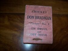 Bradman flicker 1.cricket for sale  UK
