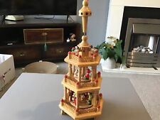 Christmas wooden rotating for sale  MACCLESFIELD