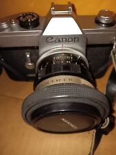 Canon TLb 35mm SLR Film Camera & FL 50mm 1:1.4 Lens and case USED for sale  Shipping to South Africa
