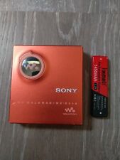 Sony Walkman MZ-E510 portátil MD mini player de disco vermelho vendedor dos EUA funcionando comprar usado  Enviando para Brazil