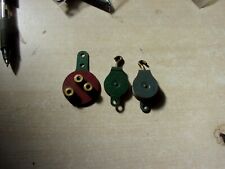 Meccano Vintage Triple & Single Pully Blocks & Triple Throw -  Play Worn for sale  LINCOLN