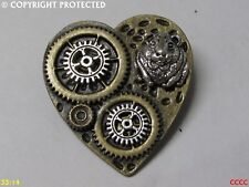 Steampunk pin badge for sale  TODMORDEN