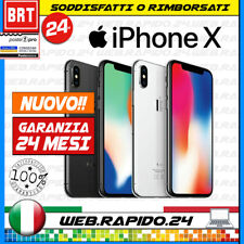 APPLE IPHONE X 64GB 256GB NUOVO! NERO BIANCO IOS GARANZIA ITALIA 24 MESI TOP! na sprzedaż  Wysyłka do Poland