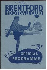 Brentford fulham 1948 for sale  WIRRAL