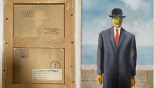 Rene Magritte - Pintura em tela (feita à mão) arte vintage assinada e estampada comprar usado  Enviando para Brazil