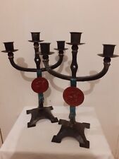 Antique pair wrought for sale  LOUGHBOROUGH