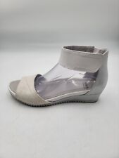 Earth Women's Sz 9M Ficus Sagittarius Slingback Leather Off-White Sandals for sale  Shipping to South Africa