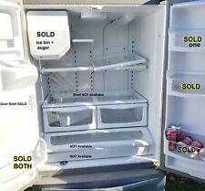 Refrigerador Whirlpool WRF555SDFZ11 elige UNA PARTE: máquina de hielo, cajón, estante, contenedor, estante, usado segunda mano  Embacar hacia Argentina