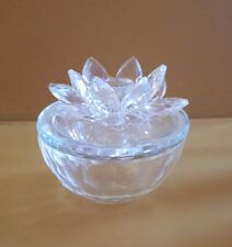 Vintage crystal lotus for sale  HUNSTANTON