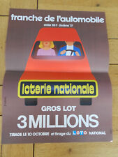 Affiche loterie nationale d'occasion  Chaumont