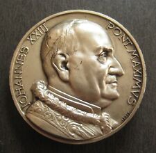 Medalha religiosa Papa João XXIII - Medalhão grande 2" alto relevo - (P3849), usado comprar usado  Enviando para Brazil
