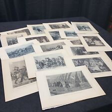 LOTE DE 17 impresiones fotográficas antiguas de 1895. 128 Y/S Finley & Co. Cha histórica segunda mano  Embacar hacia Argentina