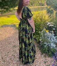 Collectif Vintage Cactus Print Maxi Dress Size 10 for sale  Shipping to South Africa